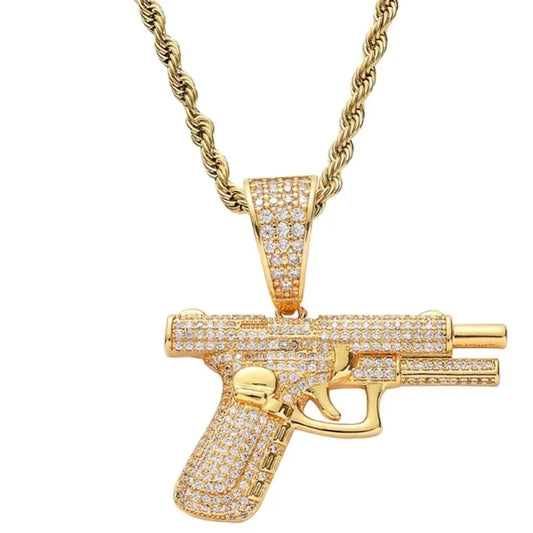 Necklaces with Diamond Inlaid Design